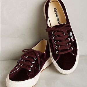 Red Velvet Superga Sneakers